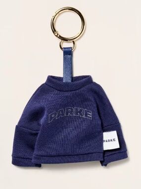Parke x Target Navy Mockneck Sweatshirt Keychain/Bag Charm - NEW w/tags